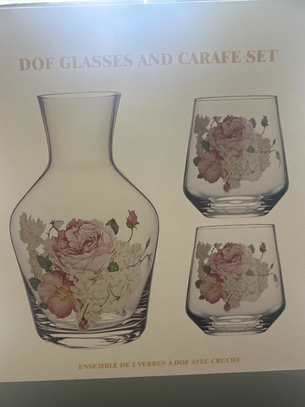 DOF GLASSES ABS CARAFE SET